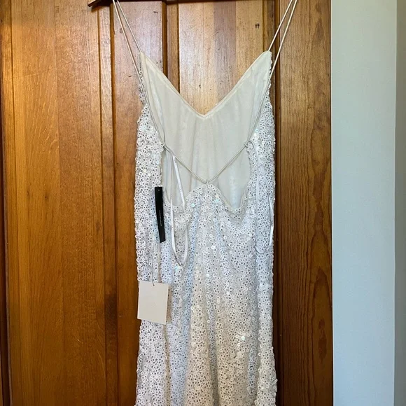 Lulus Force of Fashion White Sequin Mini Dress - Picture 5 of 6